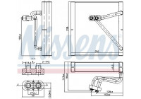 Evaporator, air conditioning