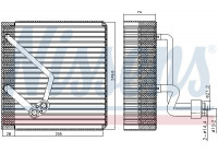 Evaporator, air conditioning