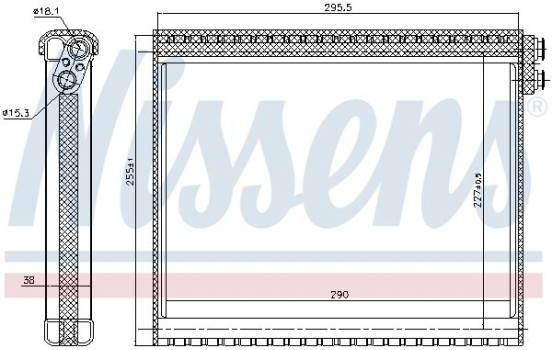 Evaporator, air conditioning