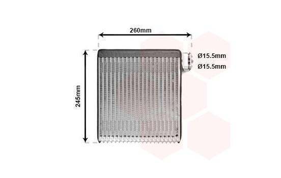 Evaporator, air conditioning, Image 2