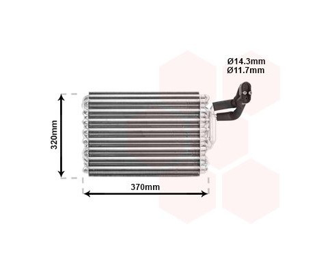 Evaporator, air conditioning, Image 2