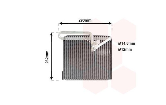 Evaporator, air conditioning, Image 2