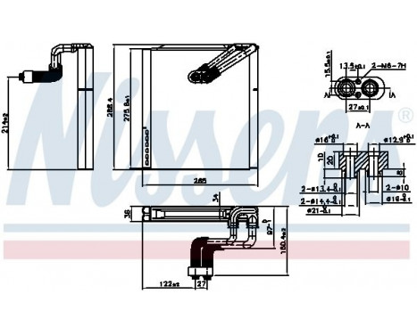 Evaporator, air conditioning