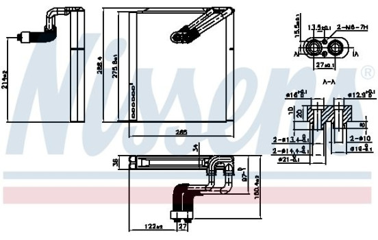 Evaporator, air conditioning
