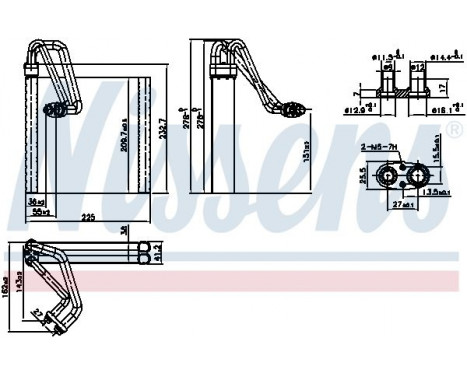 Evaporator, air conditioning