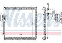 Evaporator, air conditioning