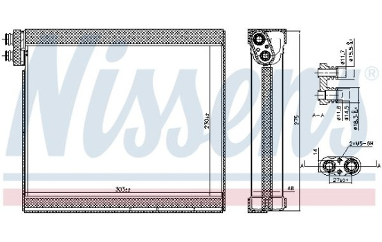 Evaporator, air conditioning