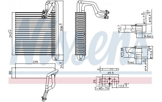 Evaporator, air conditioning