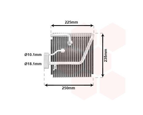 Evaporator, air conditioning