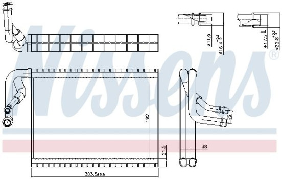 Evaporator, air conditioning, Image 6