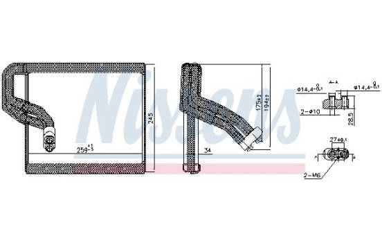 Evaporator, air conditioning, Image 5
