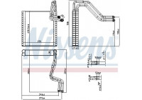 Evaporator, air conditioning
