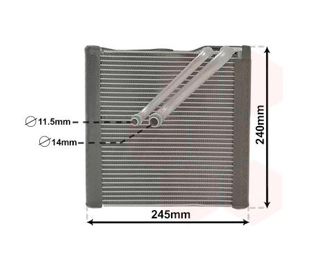 Evaporator, air conditioning