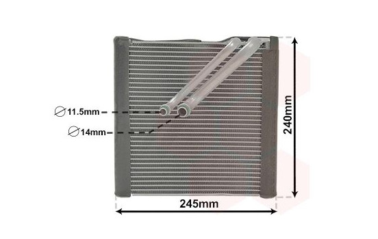 Evaporator, air conditioning