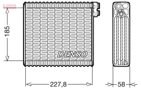 Evaporator, air conditioning