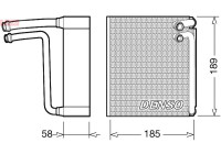 Evaporator, air conditioning