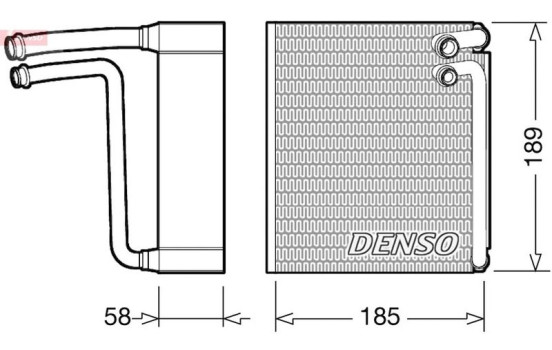 Evaporator, air conditioning