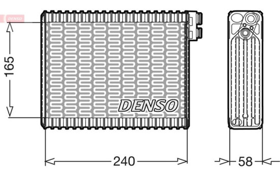 Evaporator, air conditioning