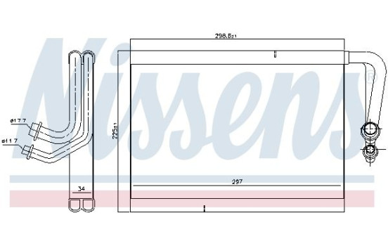 Evaporator, air conditioning