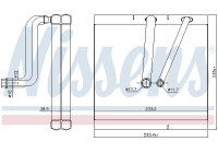 Evaporator, air conditioning