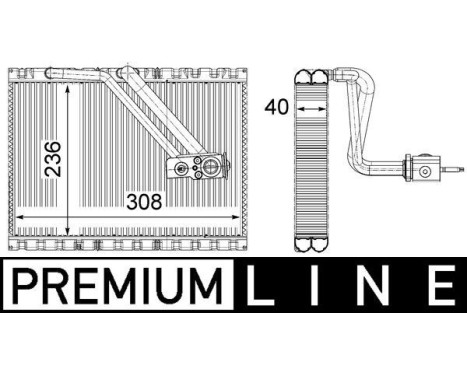 Evaporator, air conditioning, Image 2