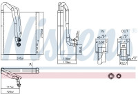 Evaporator, air conditioning