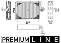 Evaporator, air conditioning