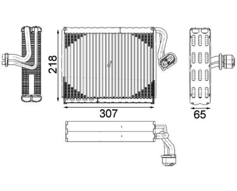 Evaporator, air conditioning, Image 2