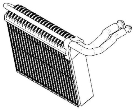 Evaporator, air conditioning, Image 2