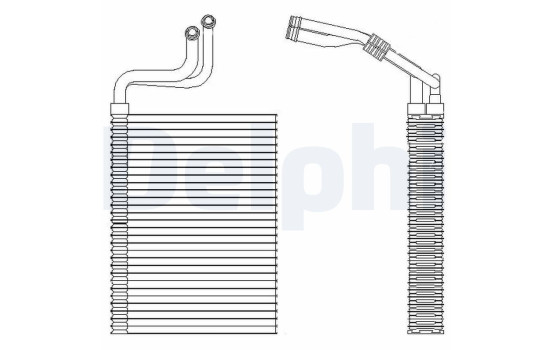 Evaporator, air conditioning