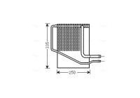 Evaporator, air conditioning