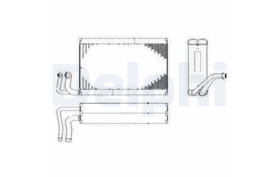 Evaporator, air conditioning