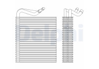 Evaporator, air conditioning