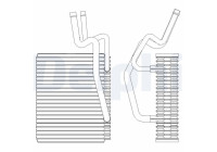 Evaporator, air conditioning