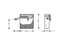 Evaporator, air conditioning