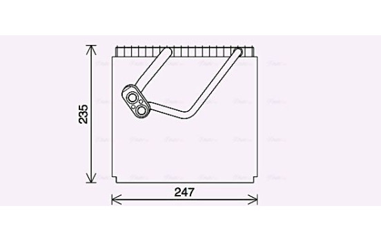 Evaporator, air conditioning