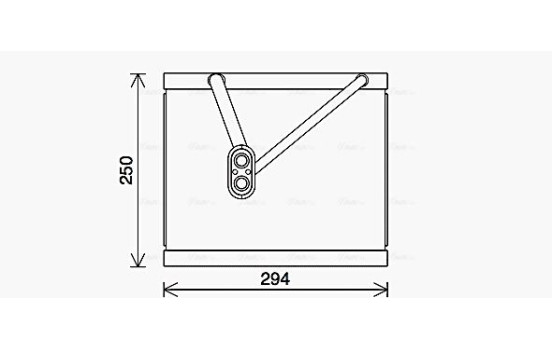 Evaporator, air conditioning