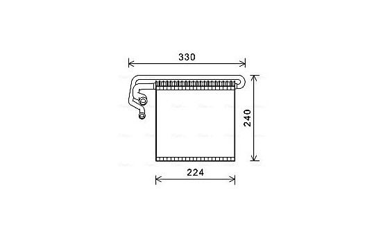 Evaporator, air conditioning