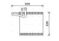 Evaporator, air conditioning