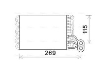 Evaporator, air conditioning