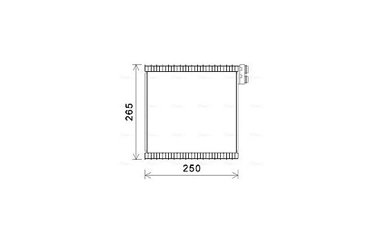 Evaporator, air conditioning