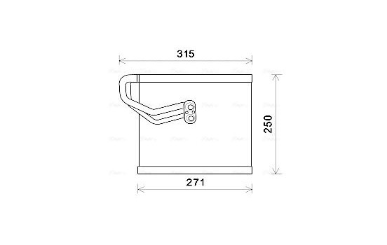 Evaporator, air conditioning