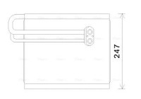 Evaporator, air conditioning