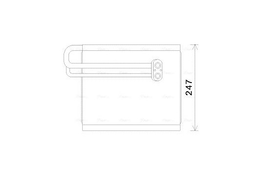 Evaporator, air conditioning