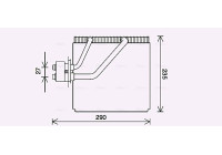 Evaporator, air conditioning