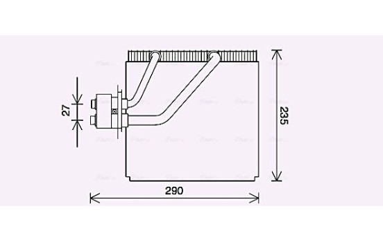 Evaporator, air conditioning