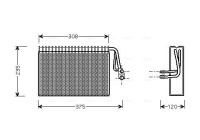 Evaporator, air conditioning