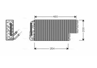 Evaporator, air conditioning