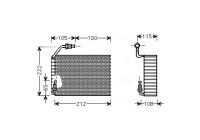 Evaporator, air conditioning