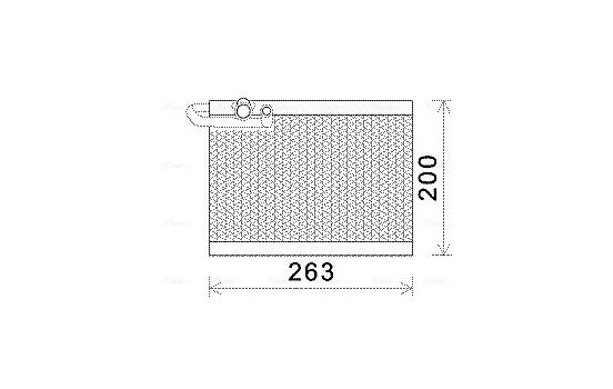 Evaporator, air conditioning